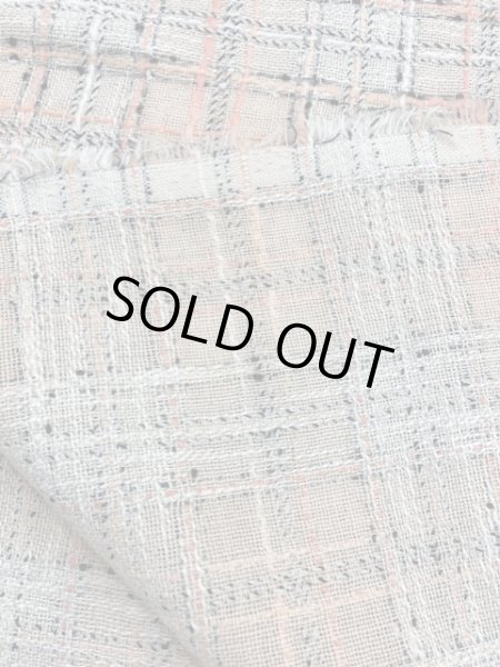 画像3: 生地:ファンシーツイードチェック(ベージュ/オレンジ) (3)