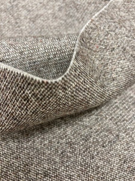 画像4: 生地: ウールネップツイード(茶) (4)