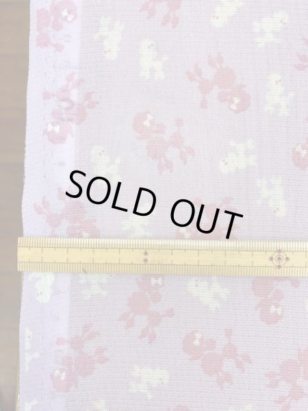 画像3: 生地:プードル柄ポリパワーネット(ピンク) (3)