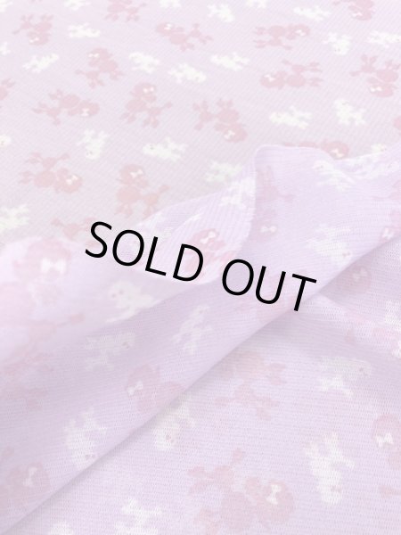 画像6: 生地:プードル柄ポリパワーネット(ピンク) (6)