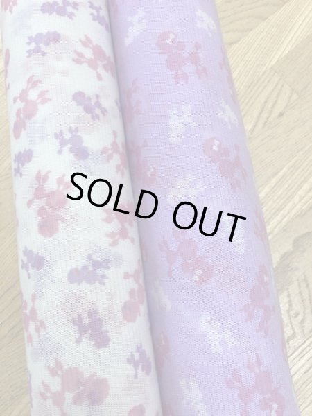 画像8: 生地:プードル柄ポリパワーネット(ピンク) (8)