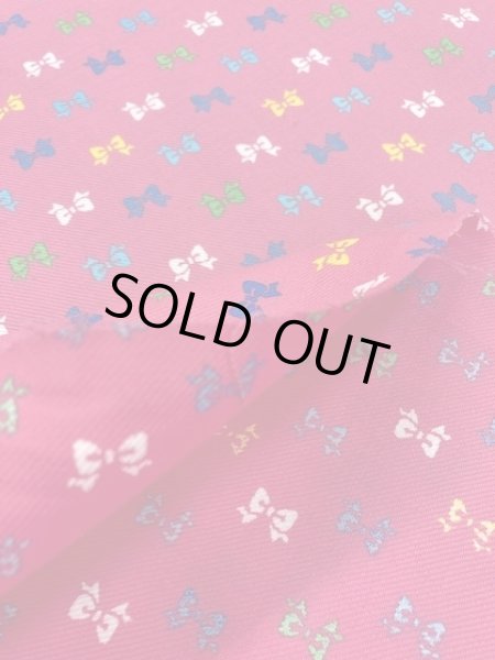 画像4: 生地：リボン柄コットン（ピンク） (4)