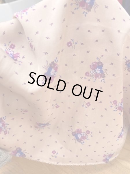 画像5: 生地：ポリエステル花柄（くすみピンク） (5)