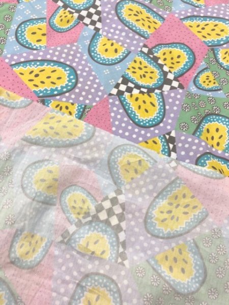 画像4: 生地:すいかパッチワーク風(パステル) (4)