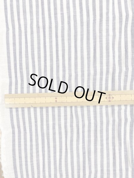 画像2: 生地:綿ストライプ(紺) (2)