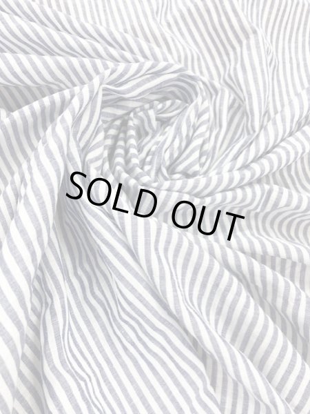 画像5: 生地:綿ストライプ(紺) (5)