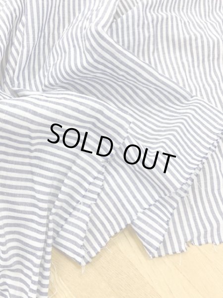 画像6: 生地:綿ストライプ(紺) (6)