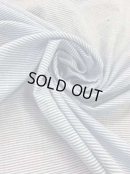 画像6: 生地：綿ボーダー（青） (6)