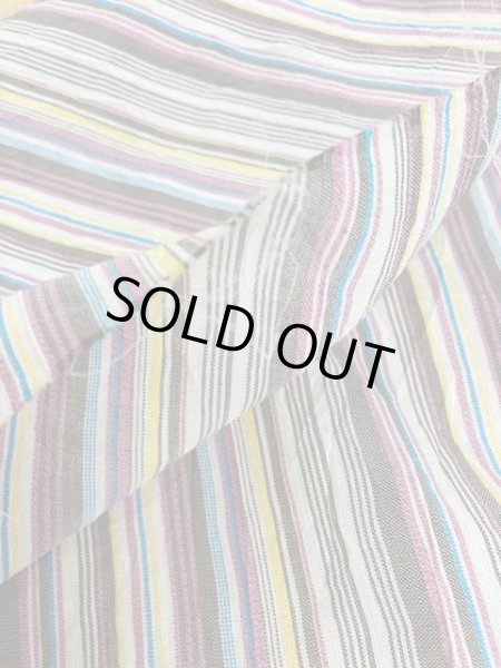 画像5: 生地：マルチストライプ（ピンク系） (5)