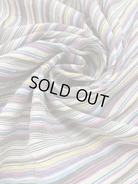 画像8: 生地：マルチストライプ（ピンク系） (8)