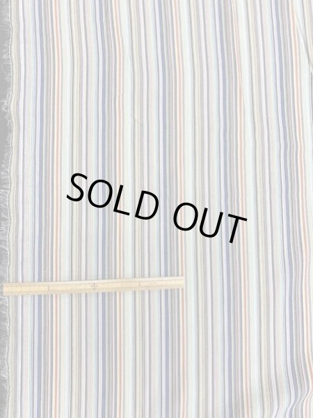 画像2: 生地：マルチストライプ（水色系） (2)