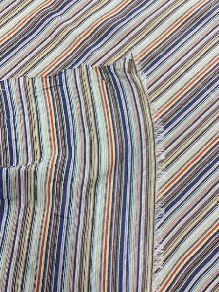 画像3: 生地:マルチストライプ(水色系) (3)