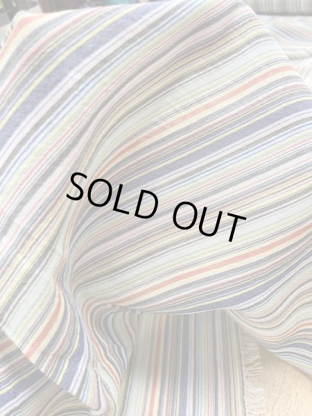 画像5: 生地：マルチストライプ（水色系） (5)