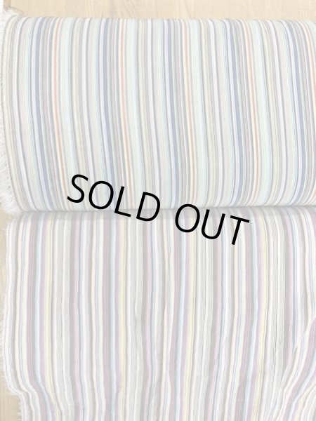 画像7: 生地：マルチストライプ（水色系） (7)