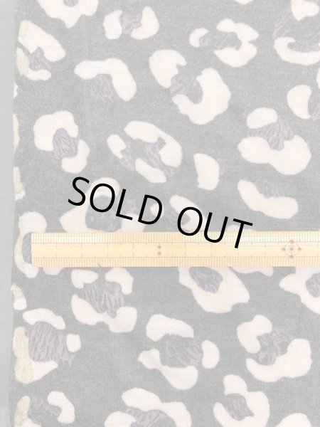 画像2: 生地：ヒョウ柄２wayニット（茶／薄ピンク） (2)