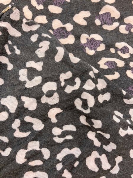 画像3: 生地:ヒョウ柄2wayニット(茶/薄ピンク) (3)