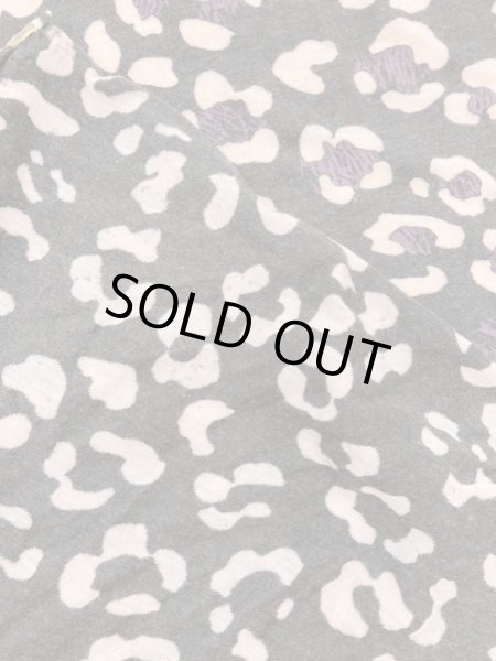 画像3: 生地：ヒョウ柄２wayニット（茶／薄ピンク） (3)