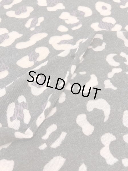 画像4: 生地：ヒョウ柄２wayニット（茶／薄ピンク） (4)