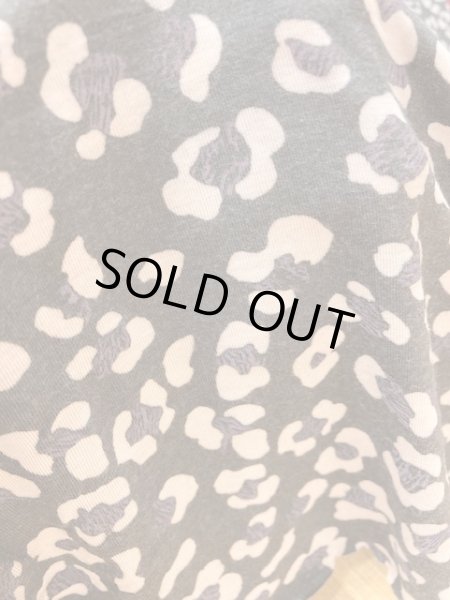 画像5: 生地：ヒョウ柄２wayニット（茶／薄ピンク） (5)