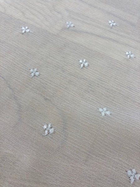 画像6: 生地:ポリエステルボイル刺繍(グレージュ) (6)