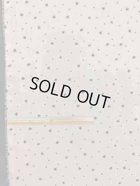 画像1: 生地：ポリエステル夜空柄（アイボリー／黒） (1)