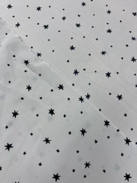 画像3: 生地:ポリエステル夜空柄(アイボリー/黒) (3)