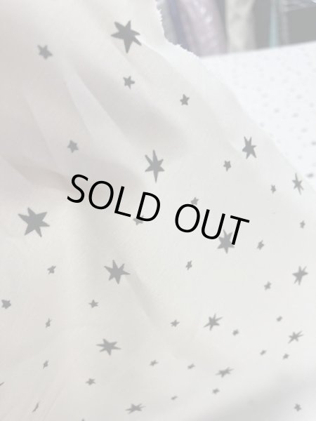 画像4: 生地：ポリエステル夜空柄（アイボリー／黒） (4)