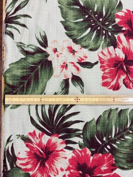 画像2: 生地:リゾート柄(ベージュ) (2)