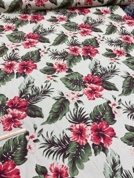 画像3: 生地:リゾート柄(ベージュ) (3)