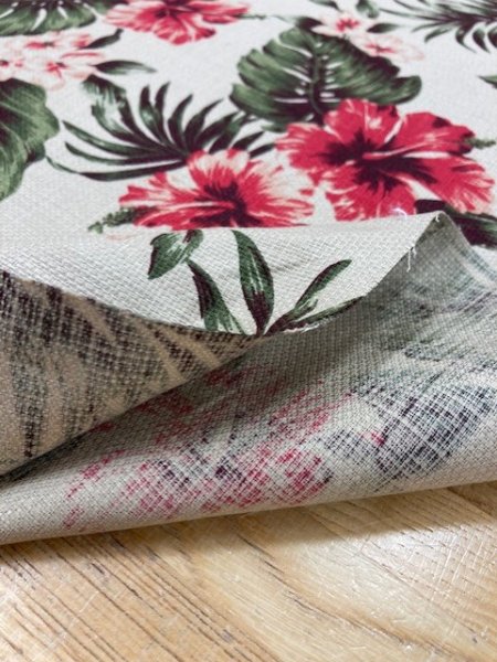 画像5: 生地:リゾート柄(ベージュ) (5)