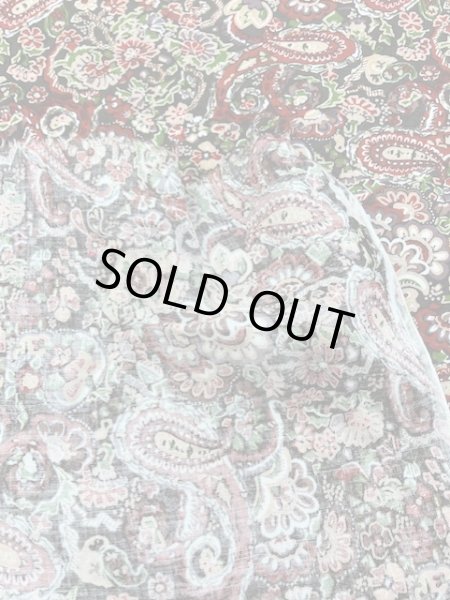 画像3: 生地：ペイズリー柄（黒／エンジ） (3)