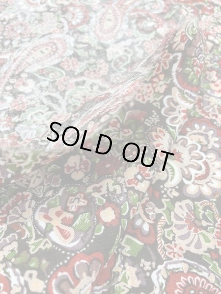 画像4: 生地：ペイズリー柄（黒／エンジ） (4)