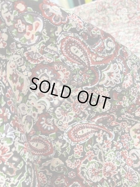 画像7: 生地：ペイズリー柄（黒／エンジ） (7)