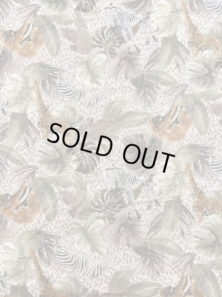 画像5: 生地:サファリ柄レーヨン(ベージュ) (5)