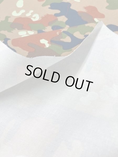 画像4: 生地:迷彩柄綿プリント(ベージュ) (4)