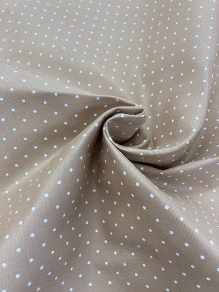 画像3: 生地:ピンドット11号帆布(ベージュ) (3)