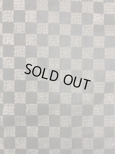 画像5: 生地:格子柄帆布裏貼り(黒/ゴールド) (5)