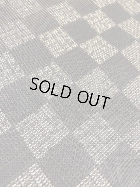 画像6: 生地:格子柄帆布裏貼り(黒/ゴールド) (6)