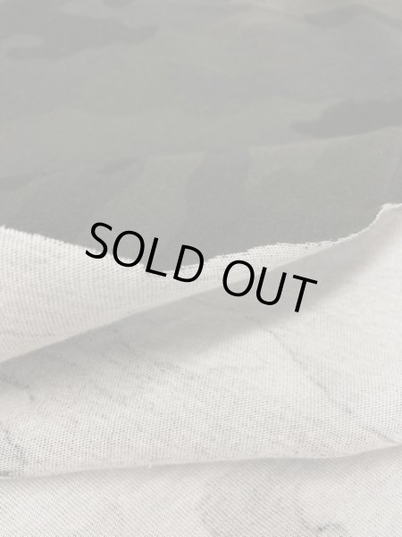 画像4: 生地:迷彩柄綿天竺(黒) (4)