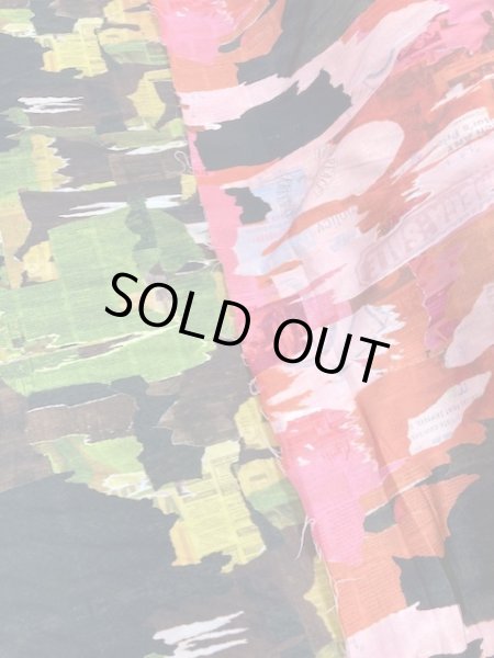 画像7: 生地:迷彩柄レーヨンストレッチ(グリーン)  (7)