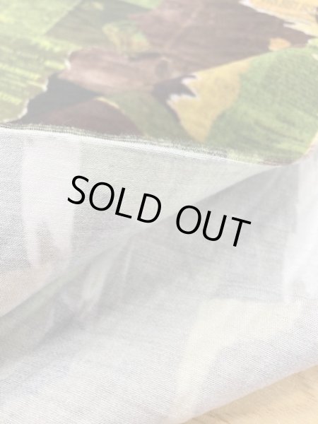 画像4: 生地:迷彩柄レーヨンストレッチ(グリーン)  (4)