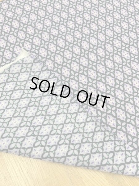 画像3: 生地:抽象柄コットンプリント(パープル) (3)