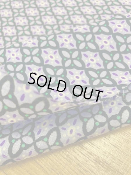 画像5: 生地:抽象柄コットンプリント(パープル) (5)