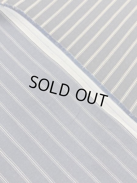 画像3: 生地:綿トリプルストライプ(紺) (3)