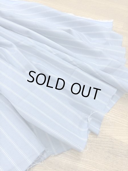 画像6: 生地:綿トリプルストライプ(水色) (6)