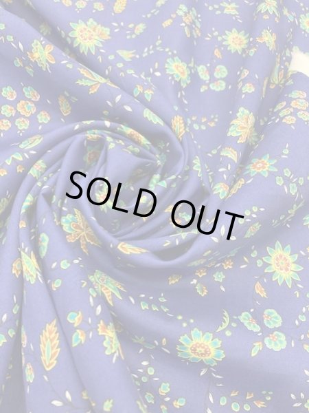 画像4: 生地:花柄綿ローン(青)  (4)