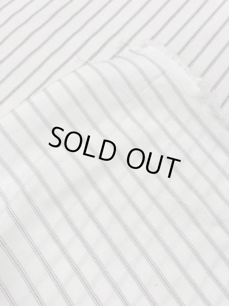 画像3: 生地:綿トリプルストライプ(白) (3)