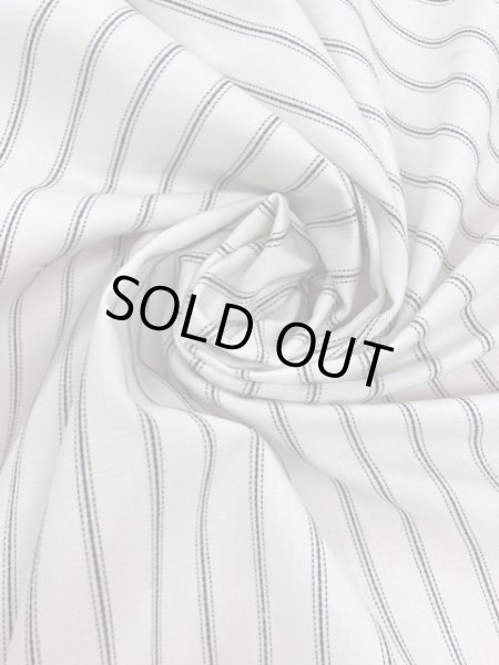 画像6: 生地:綿トリプルストライプ(白) (6)