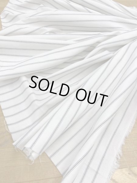 画像5: 生地:綿トリプルストライプ(白) (5)