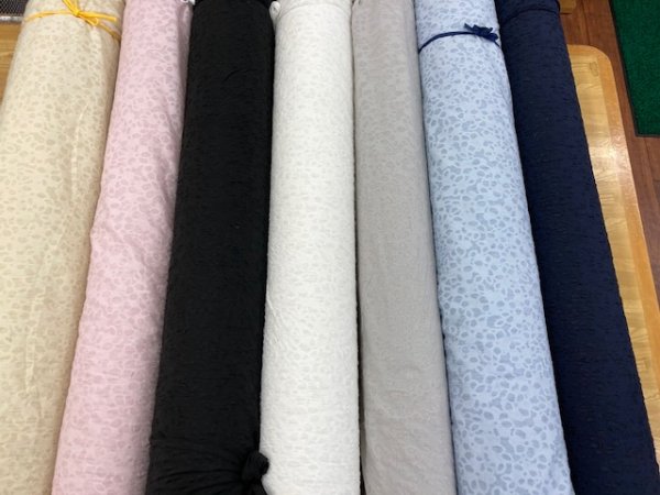 画像7: 生地:綿サッカー(クリーム) (7)